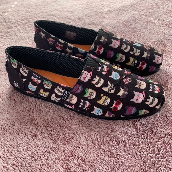 bobs shoes cat print
